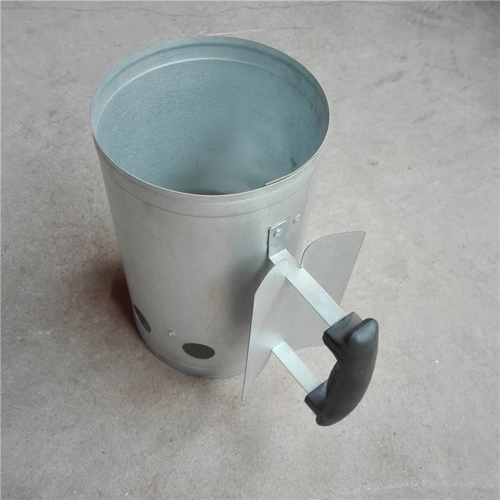 Барбекю дымоход стартер древесный уголь гриль сталь быстрый огонь Зажигалка для