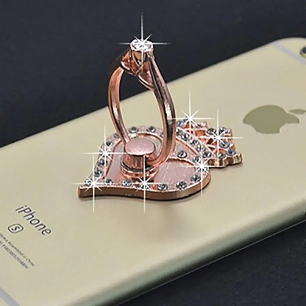 Держатель для мобильного телефона в форме сердца металлический носорог