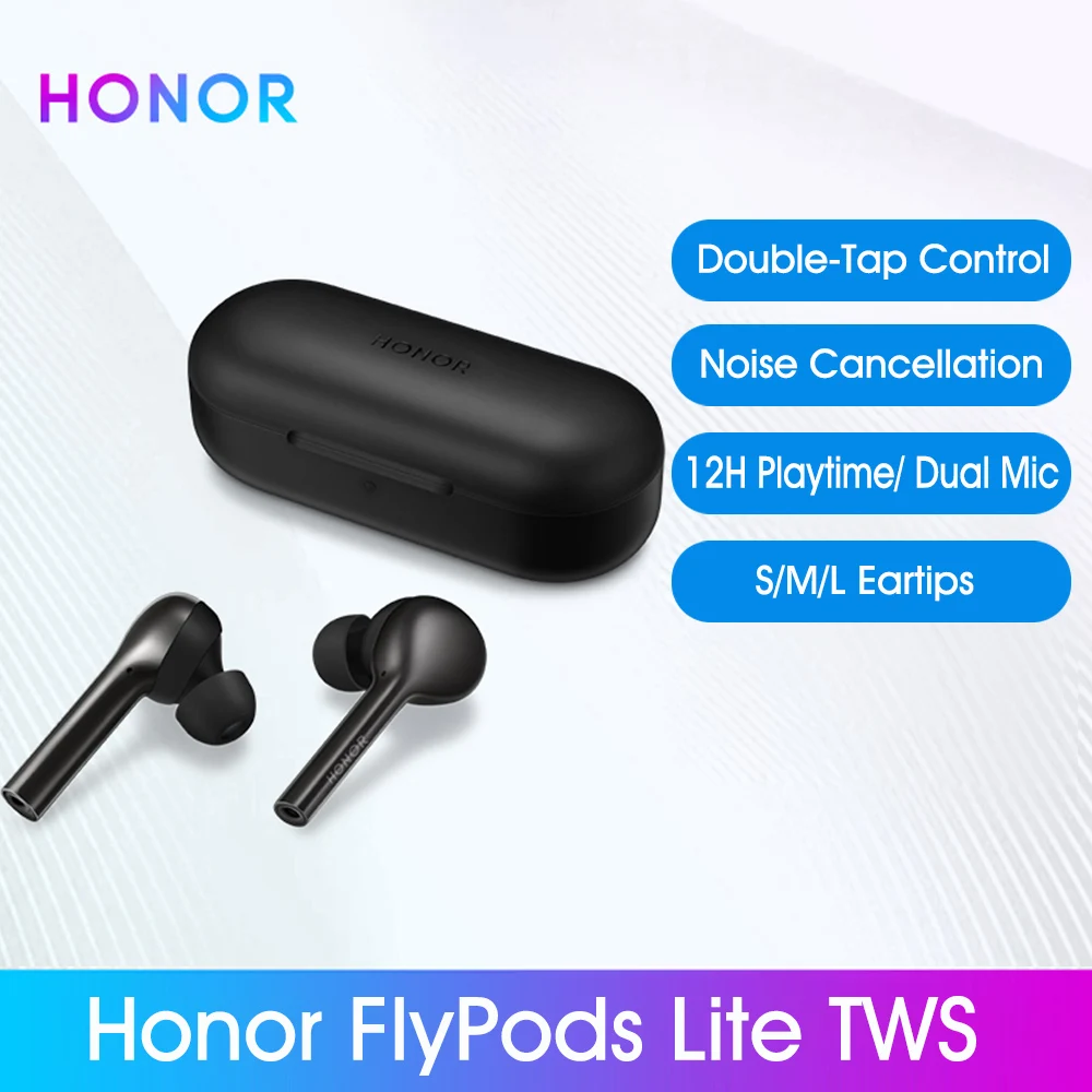 Беспроводные наушники Huawei Honor Flypods Lite Bluetooth TWS водонепроницаемые IP54 с сенсорным