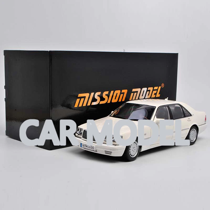 Масштаб 1:18 игрушечные автомобили из сплава 1990s W140 s600 модель автомобиля детская