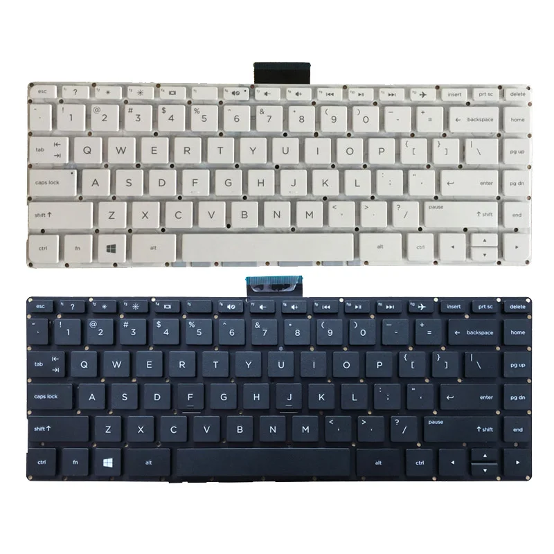 

Клавиатура для ноутбука HP Pavilion 14-CB 14-cb000 14-cb100 14-CB011WM 14-CB012DX 14-CB012WM 14-CB164WM, белая/черная, без рамки
