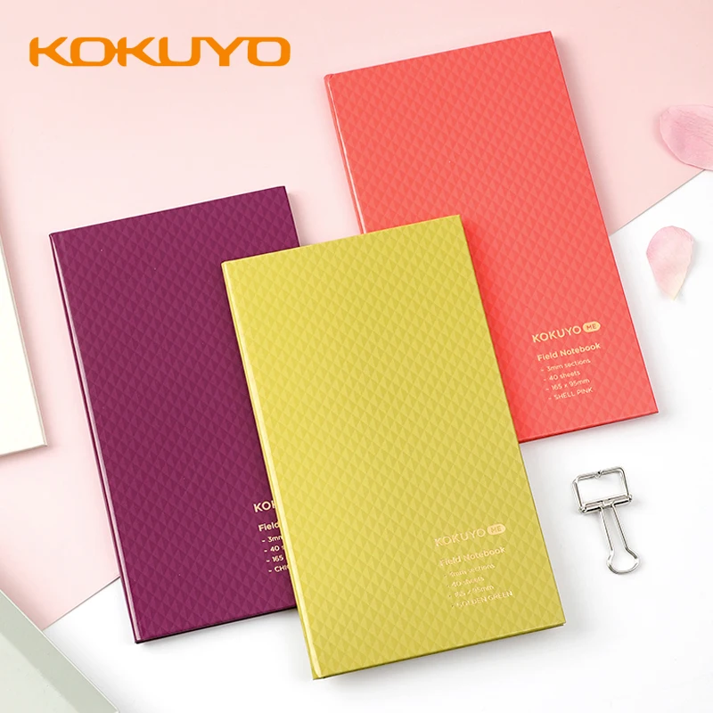 1pcs Japan KOKUYO ME Field Account Book 3mm Square Format Notebook Convenient Field Surveying Portable Notebook Grid Notebook