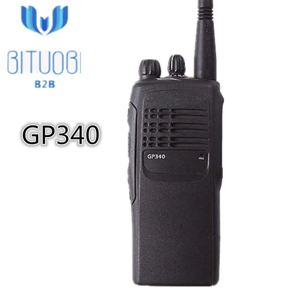 Восстановленное GP340 VHF UHF Betriebsfunk Аналоговое портативное радио 136-174 МГц 403-470 МГц рация с 16 каналами