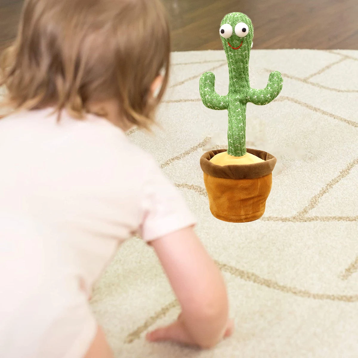 Кавайные аксессуары Cactu для пения и танцев плюшевая игрушка с голосом настольное