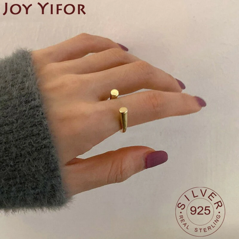 

Minimalist 925 Sterling Silver Engagement Rings New Fashion Luxury Jewelry for Women Elegant Party Accessories Gifts