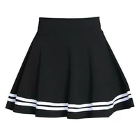 summer 2020 women skirt elastic faldas ladies midi skirts pleated black sexy stripe girl mini short school skirts saia feminina