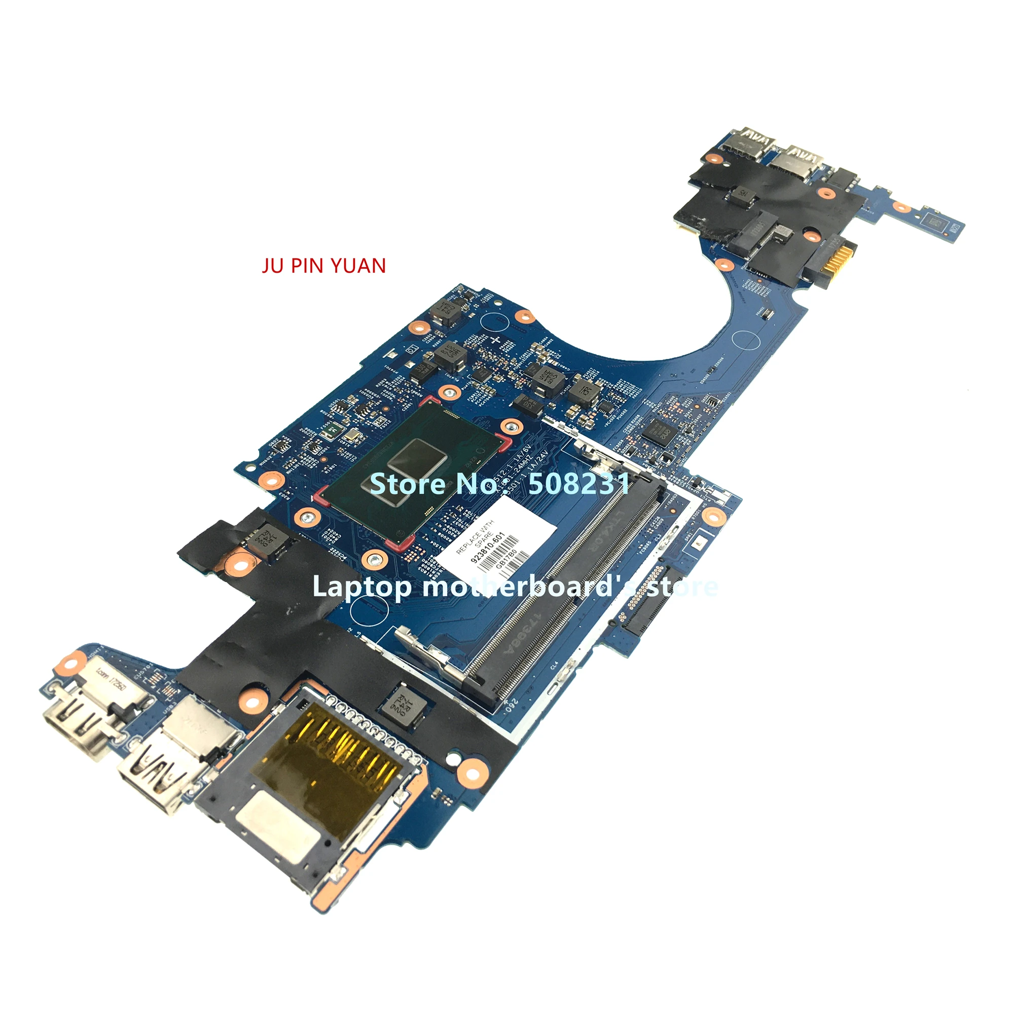 

Материнская плата для ноутбука HP X360 Convertible 11-ad 923810-601 923810-001 923810-501 448.0C304.0011 16870-1 с процессором I3-7100U DDR4