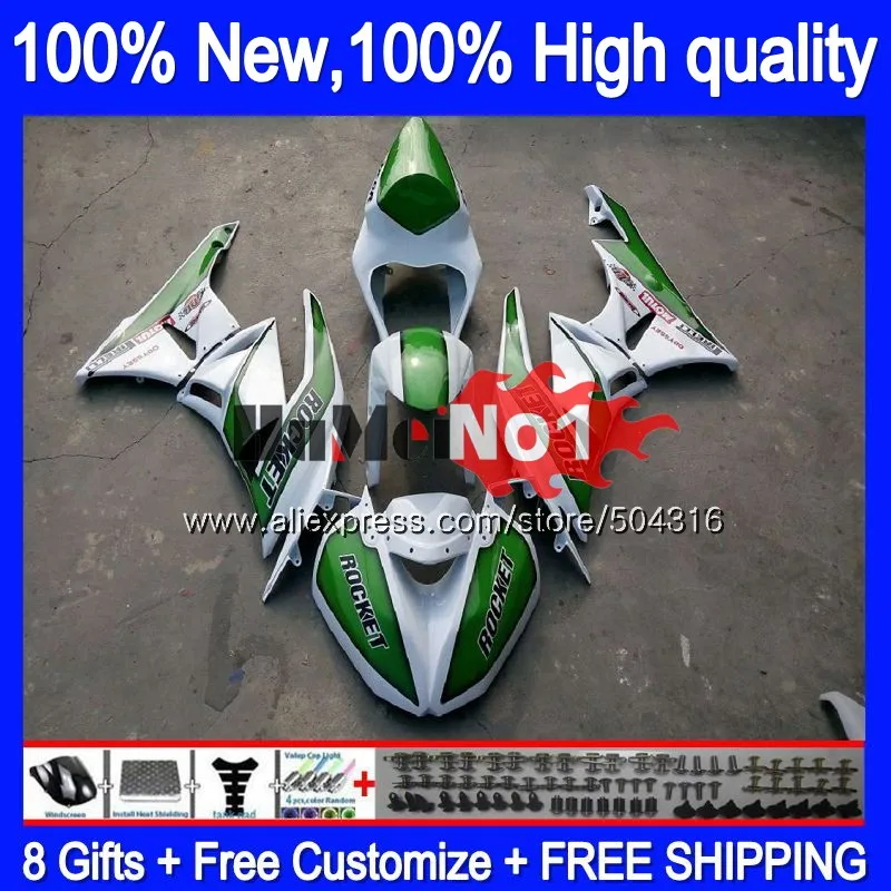 

Корпус для KAWASAKI ZX636 ZX 6R ZX600 ZX6R 09 10 11 12 Race! Обтекатели green 58MC.37 ZX 636 600CC ZX-636 2009 2010 2011 2012