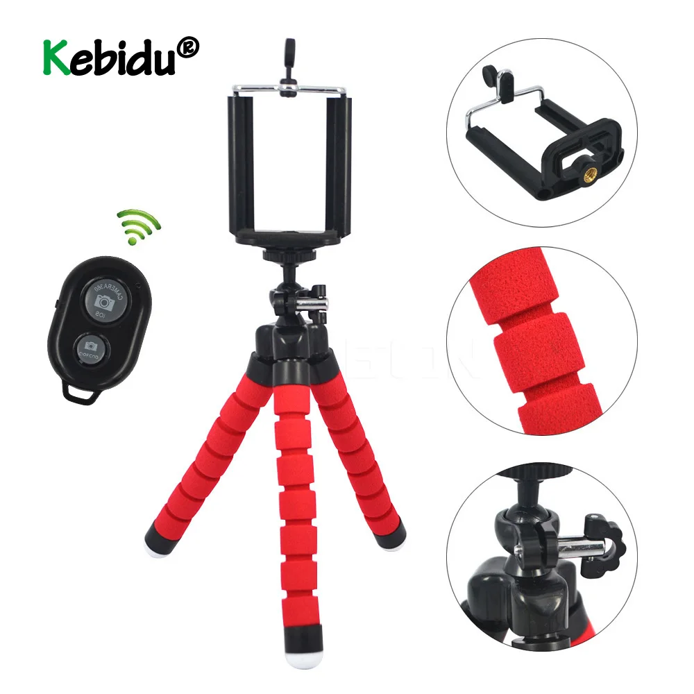 Портативный автомобильный держатель для телефона Гибкий штатив &quotосьминог&quot