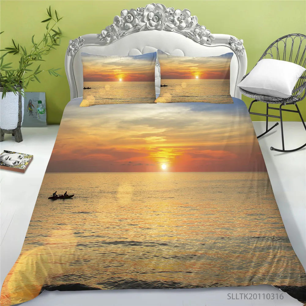 

3D Bedding Set 2/3 Pcs Bedclothes Unique Design Bed Set Pillowcase Fashionable Soft Room Decoration