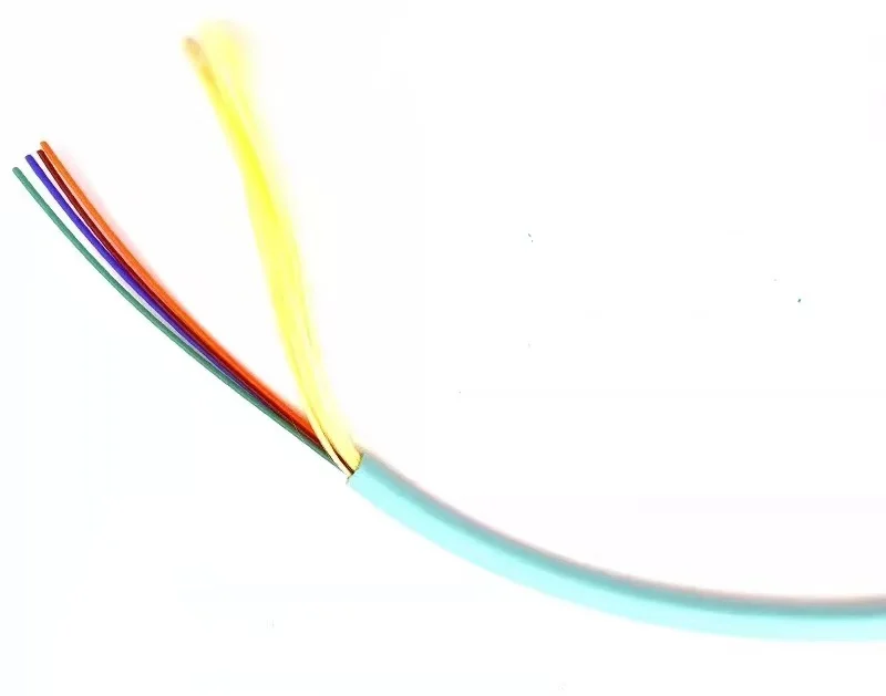

150mtr 4 cores OM4 cable in aqua with 4x LC simplex connector on each end.