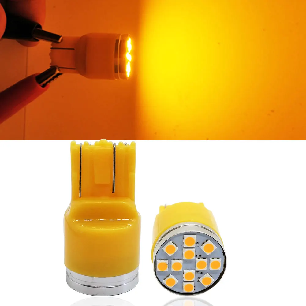 1 шт. T20 светодиодный W21/5W 7443 7440 W21W светодиодные лампы WY21W 12SMD 3030 автомобильные