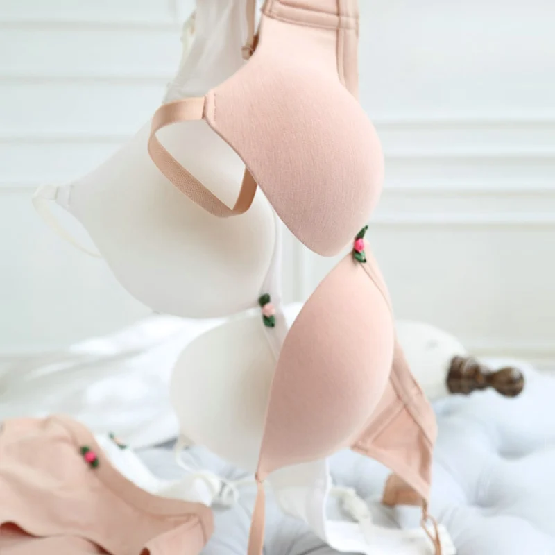 Бюстгальтер без косточек пуш ап сексуальный бюстгальтер набор Одноцветный Цвет