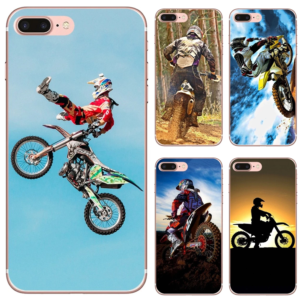 

Soft Case Cover Hot Sale Motocross cross dirt bikes For iPhone 10 11 12 13 Mini Pro 4S 5S SE 5C 6 6S 7 8 X XR XS Plus Max 2020