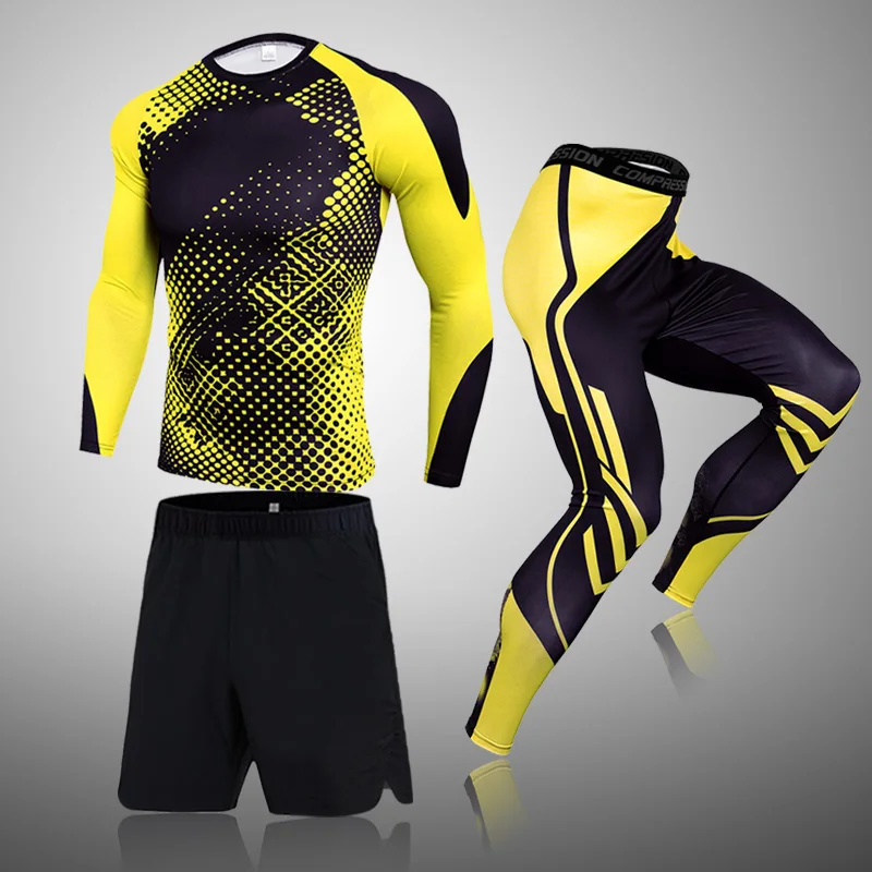 Высококачественные зимние компрессионные колготки теплый комплект из 3