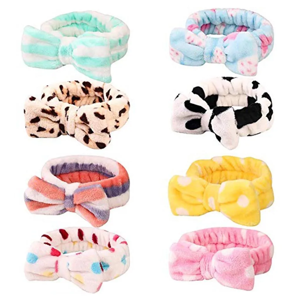 8 шт. флисовая головная повязка для косметики| |