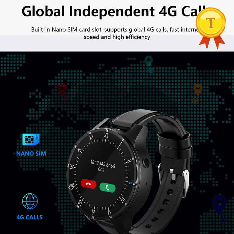 

Смарт-часы мужские, 3 + 32 ГБ, ip68, GPS