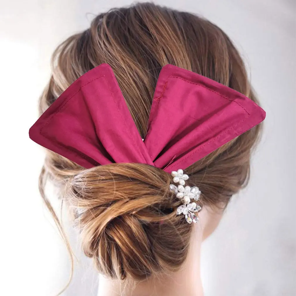 

Iron Wire Bow Hair Curler Hair Accessories Fashion Bow Headdress Versatile Fabrics Comfortable Hair Curler