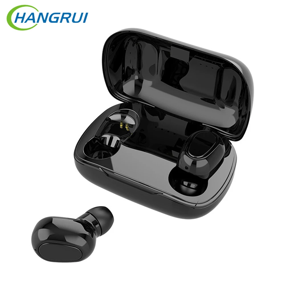 TWS Bluetooth 5 0 наушники со светодиодным дисплеем беспроводные мини HiFi стерео HD звонки