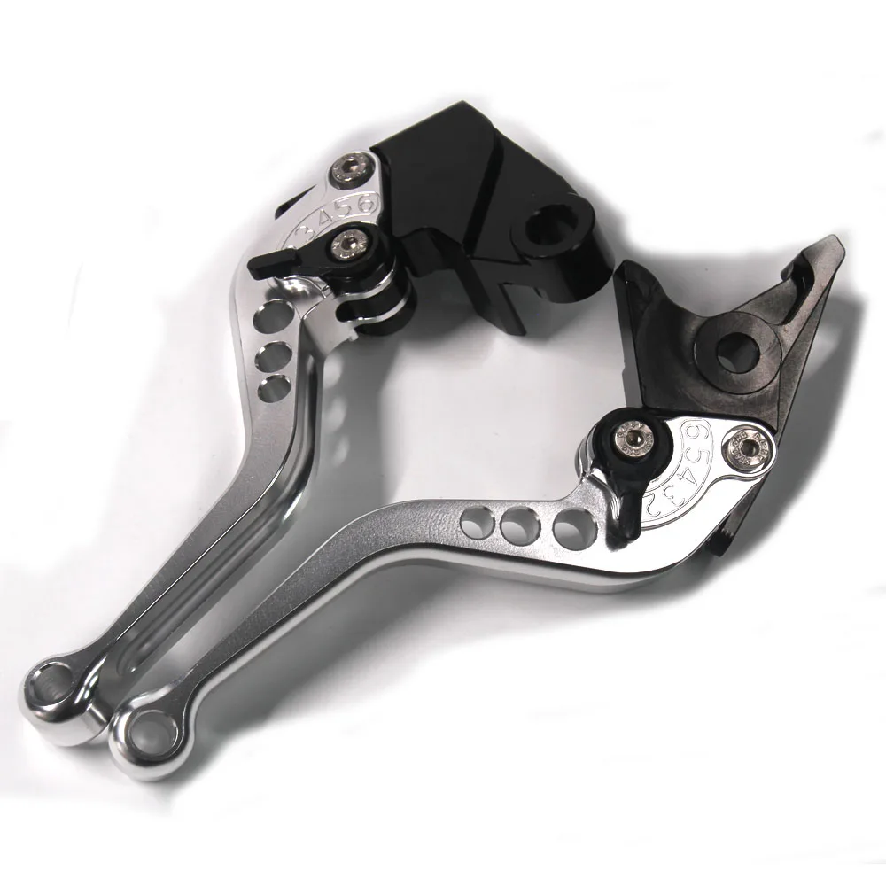 silver ordinary CNC Алюминиевый Регулируемый 3D ромб мотоцикл тормозной рычаг сцепления для Yamaha YZF R3 YZFR3 - Цвет: silver ordinary