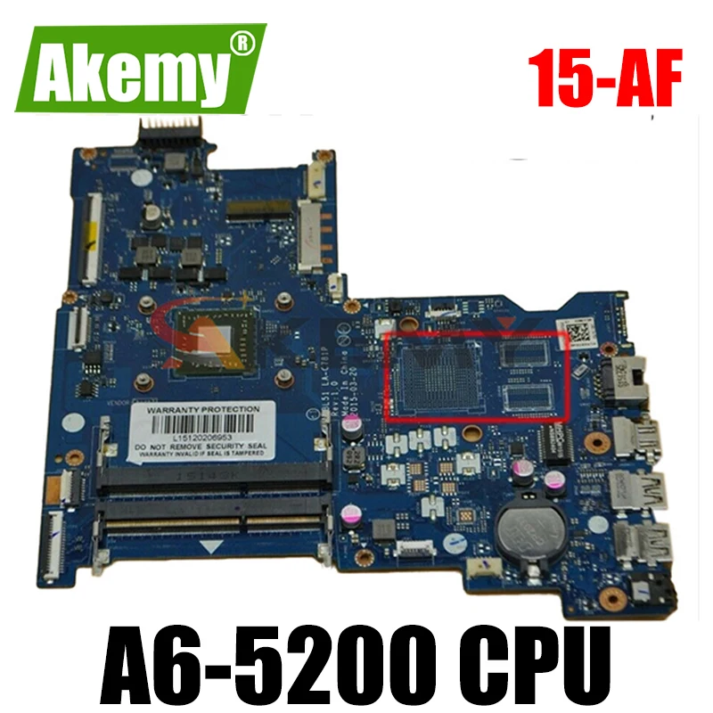

for HP 15-AF Laptop Motherboard 827705-601 827705-501 827705-001 ABL51 LA-C781P A6-5200 100% tested