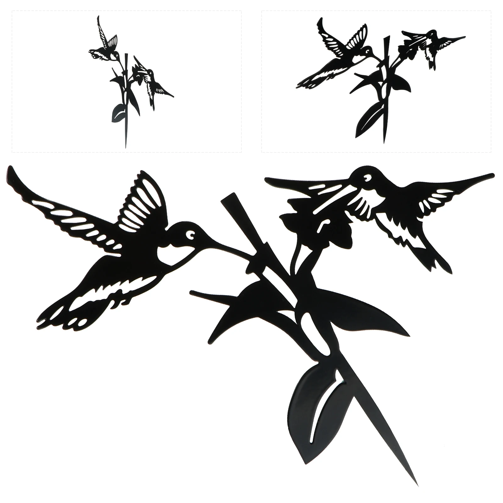 

1pc Bird Shape Iron Garden Stake Tree Decoration Yard Grass Inserted Sign