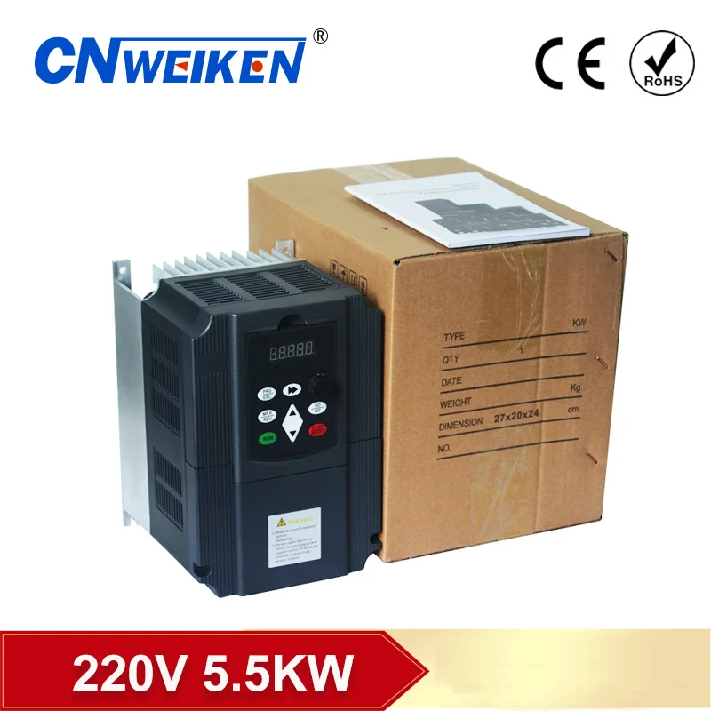 Инвертор VFD 220 кВт/4 кВт/кВт преобразователь частоты ZW AT1 3P в инвертор для
