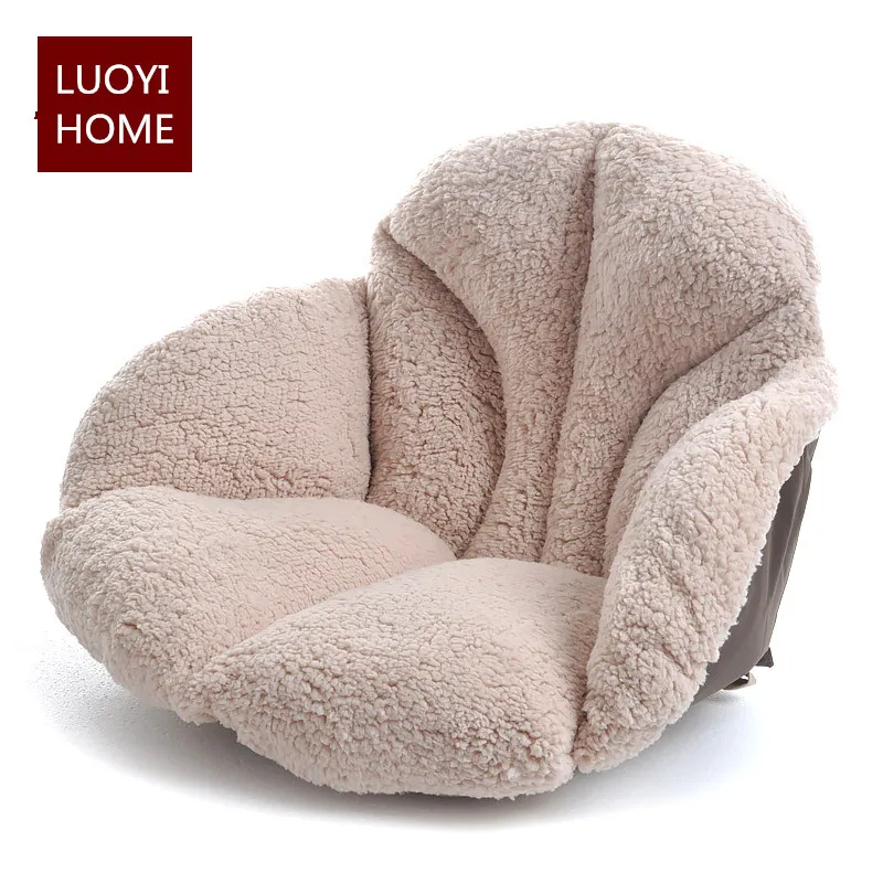 Плюшевая подушка C1 с толстой талией для офиса зимнее теплое сиденье|Подушка| |