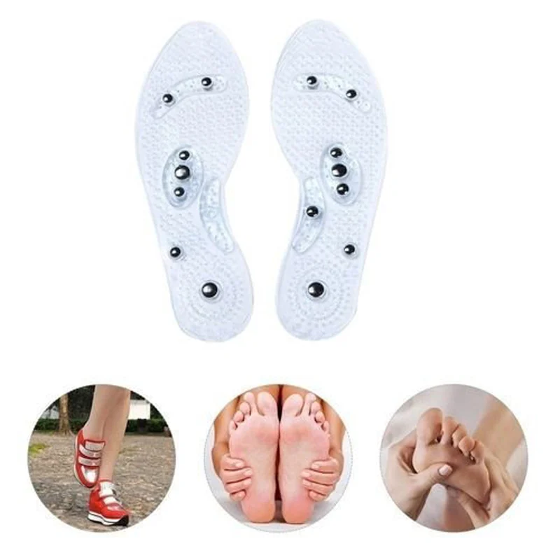 

1 Pair lose weight Pads Silicone Slim Insole Magnetic Therapy Anti Fatigue Massage Insoles Slimming Product for Women Men