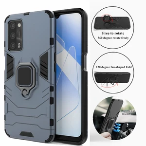 shockproof bumper for oppo a55 5g case for oppo a55 5g cover armor silicone stand protective phone cover for oppo a55 5g fundas free global shipping