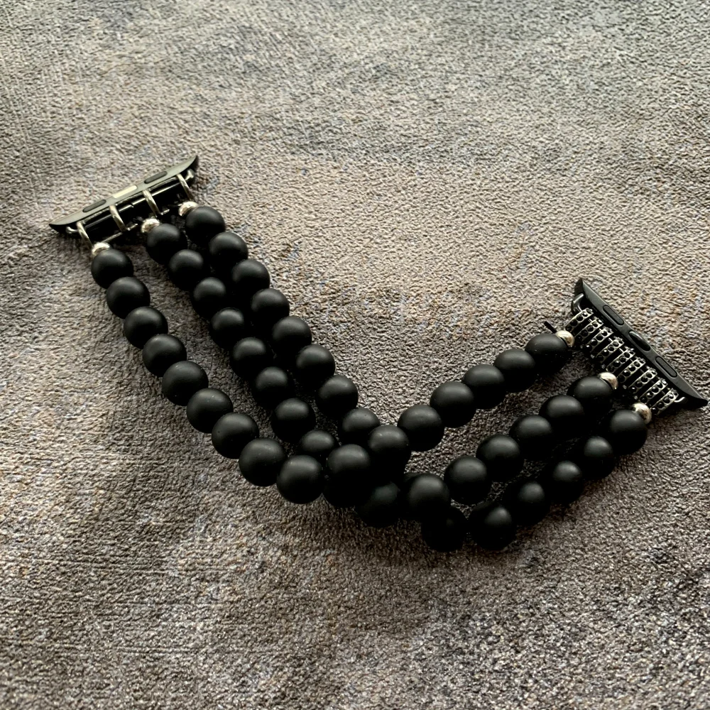Ремешок ручной работы из агата для Apple Watch Band 38 мм 40 42 44 41 45 iWatch Series 3 4 5 6 7 8 SE