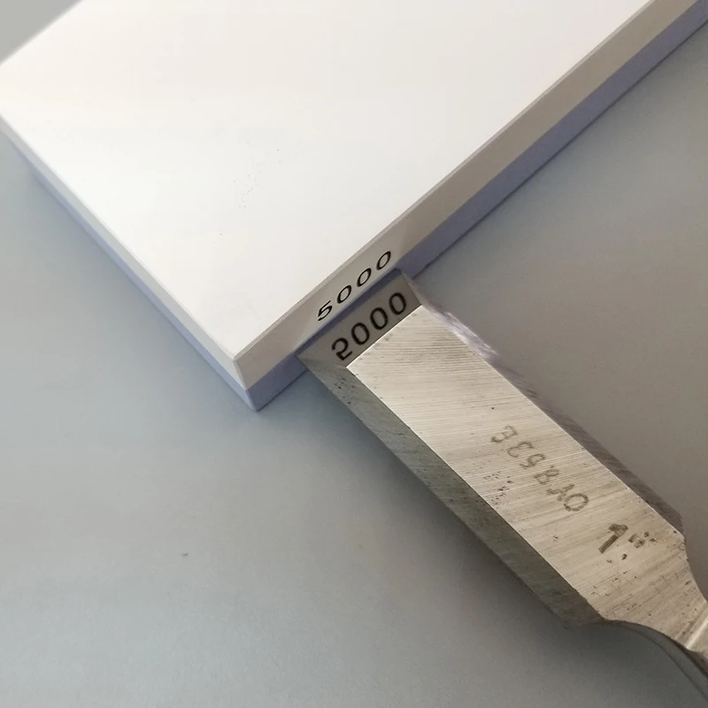 

Large double-sided oil stone whetstone 200mm*80mm silicone anti-skid base sharpener knife sharpening system