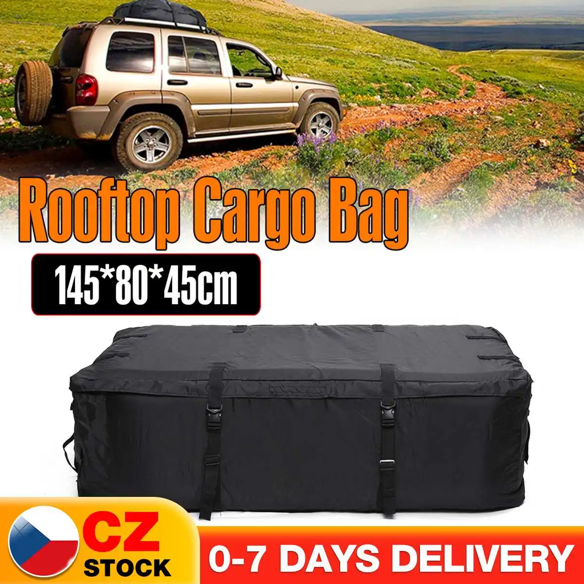 

Водонепроницаемый багажник на крышу автомобиля, 5 см, 145x80x4