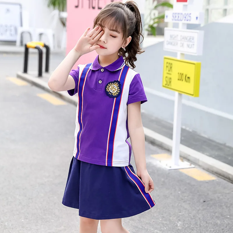 Японская школьная форма летняя униформа для начальной школы Женская температура