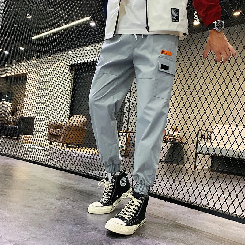 Брюки-карго мужские с флисовой подкладкой модные повседневные меховые штаны