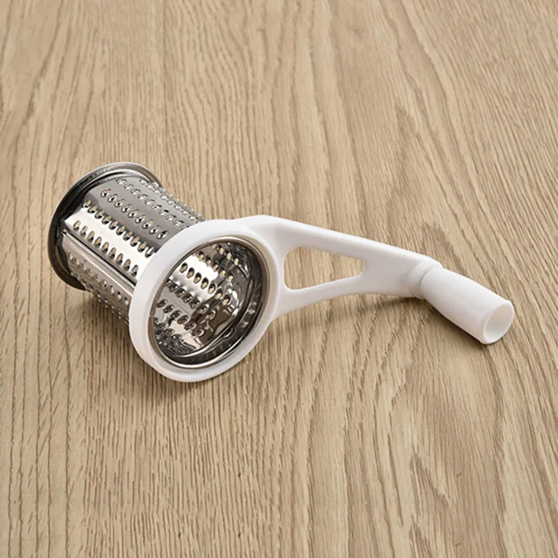 Вращающийся сырный овощная Терка Veggie Chopper Mandoline Slicer измельчитель сыра с 3 лезвиями быстрее для картофеля моркови