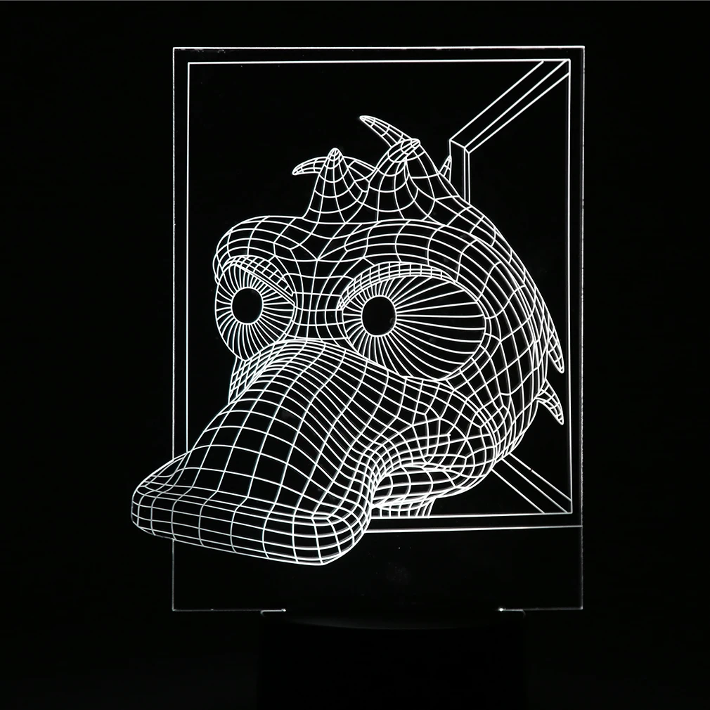 Энергосберегающий USB светильник или иллюзионный с питанием от аккумулятора 3D