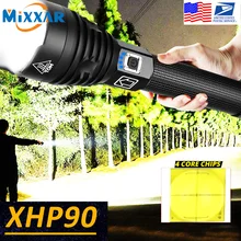 EZK20 Dropshipping XHP90 светодиодный светильник с зумом Перезаряжаемый USB