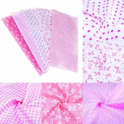 

5PCS 25x25cm cotton fabric printed cloth sewing ing sewing fabric, used for patchwork, needlework and self-made accessories