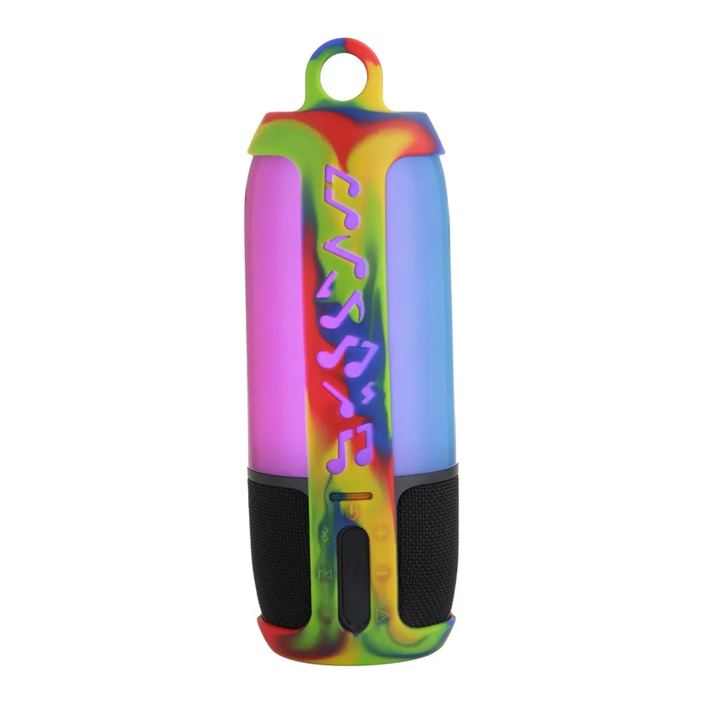 1 шт. модный силиконовый чехол для bluetooth-динамика переносной чехол-карабин JBL Pulse 3 |