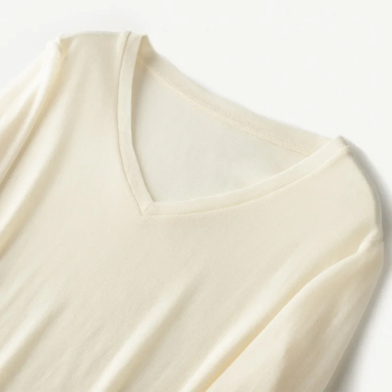 Свитер из 100% шерсти мериноса женский осенне-зимний вязаный с длинным рукавом в