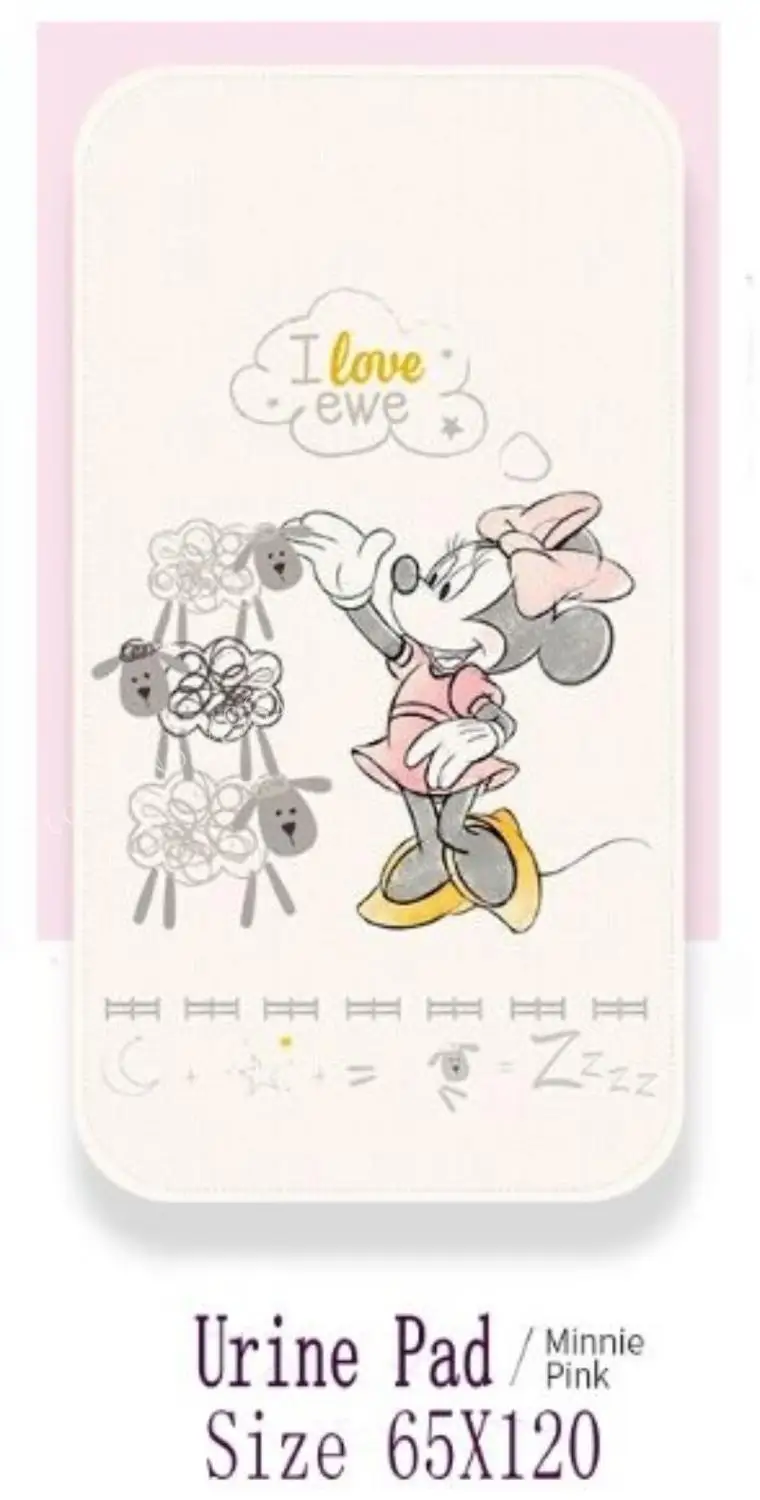 Minnie 65x120cm Классический рюкзак для мамы с Микки и Минни Маус, сумка для детских подгузников, сумка для бутылочек, Детская сумка для машины, Большая вместительная сумка для мамы - Цвет: Minnie 65x120cm