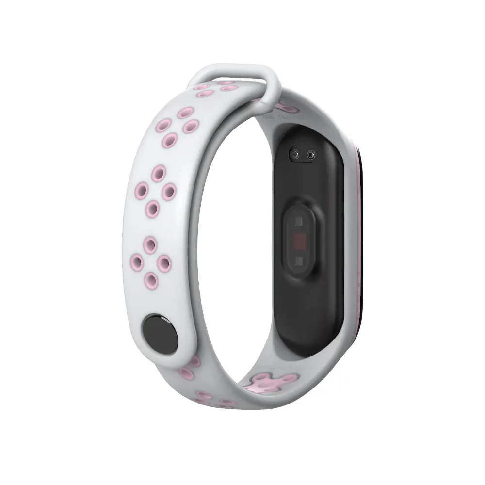 Ремешок спортивный для Xiaomi Mi Band 4 силиконовый браслет на запястье 3