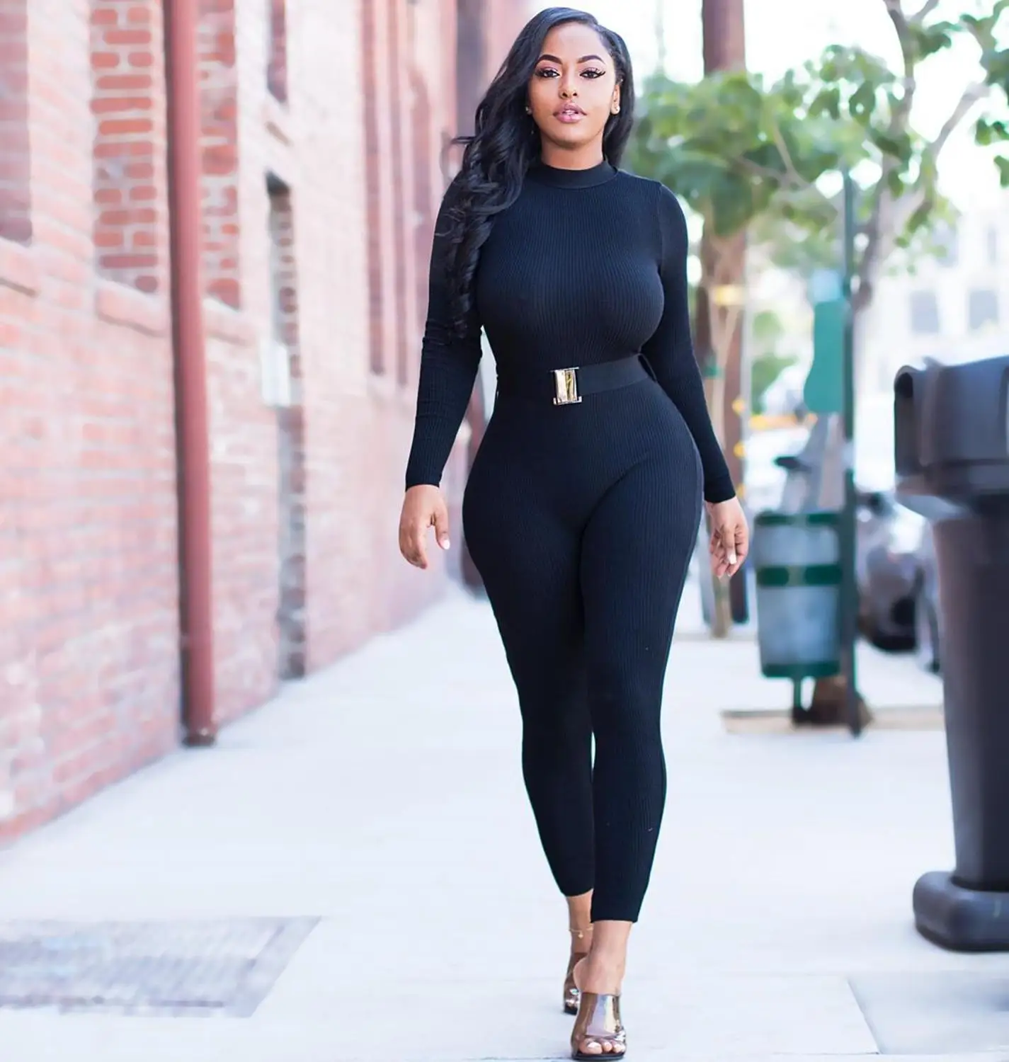 Новинка Женский спортивный комбинезон для фитнеса осень/зима полный рукав