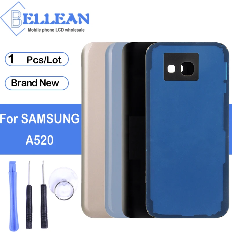 1 шт. заднее стекло для Samsung Galaxy A520 A520F A5 2017|Корпусы и рамки мобильных телефонов| |