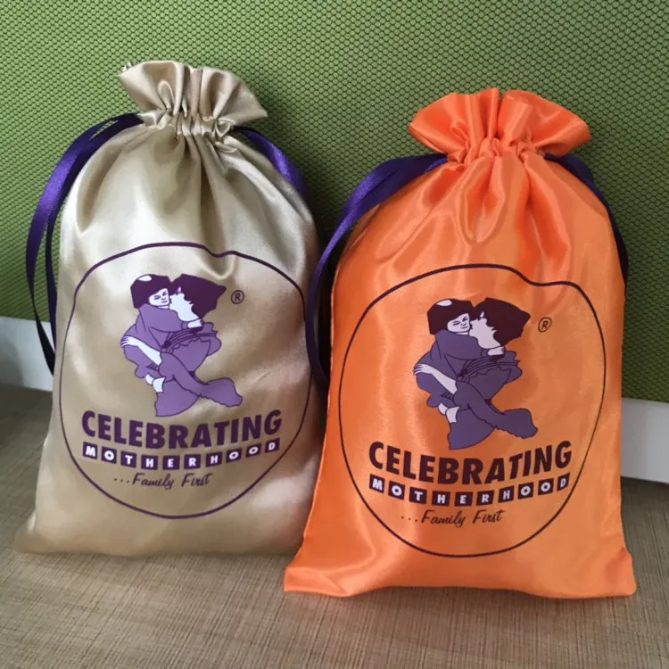 

Шелковые сумки, оригинальные упаковочные мешочки с индивидуальным логотипом, сумки на шнурке, оптовая продажа