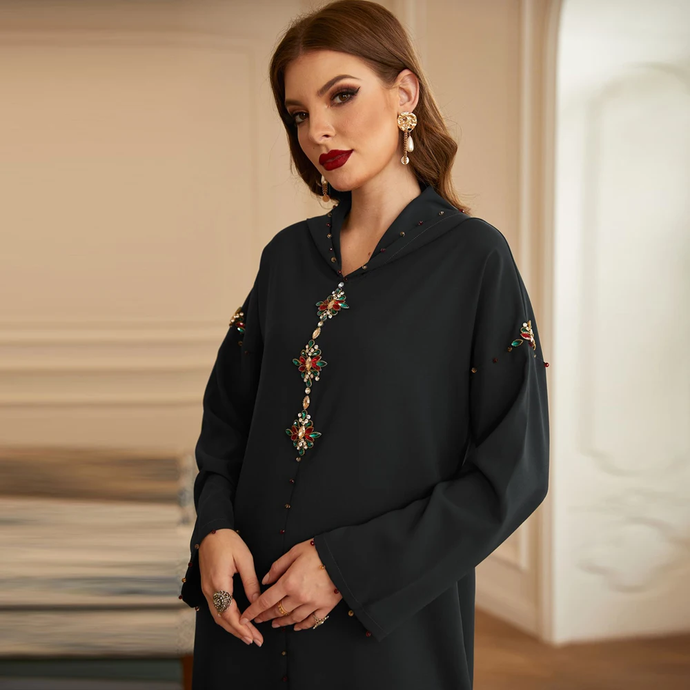 Дубай Abaya Турция хиджаб мусульманское платье Abayas мусульманская одежда