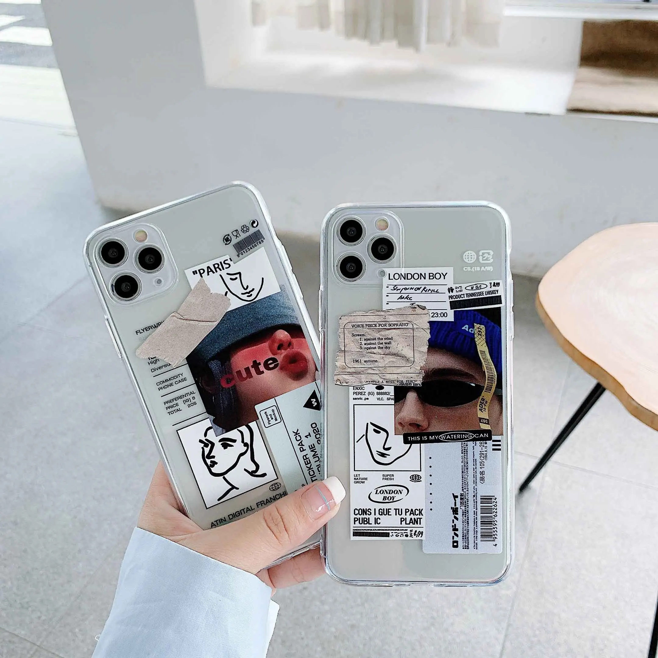 Лазерный Лондон Роскошный чехол для мобильного телефона iphone 12 11 7 plus 8 XR XS MAX х кейс