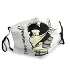 Quino Mafalda маска против пыли моющиеся смешная манга маска для лица Защитная крышка унисекс респиратор для взрослых Рот муфельная печь