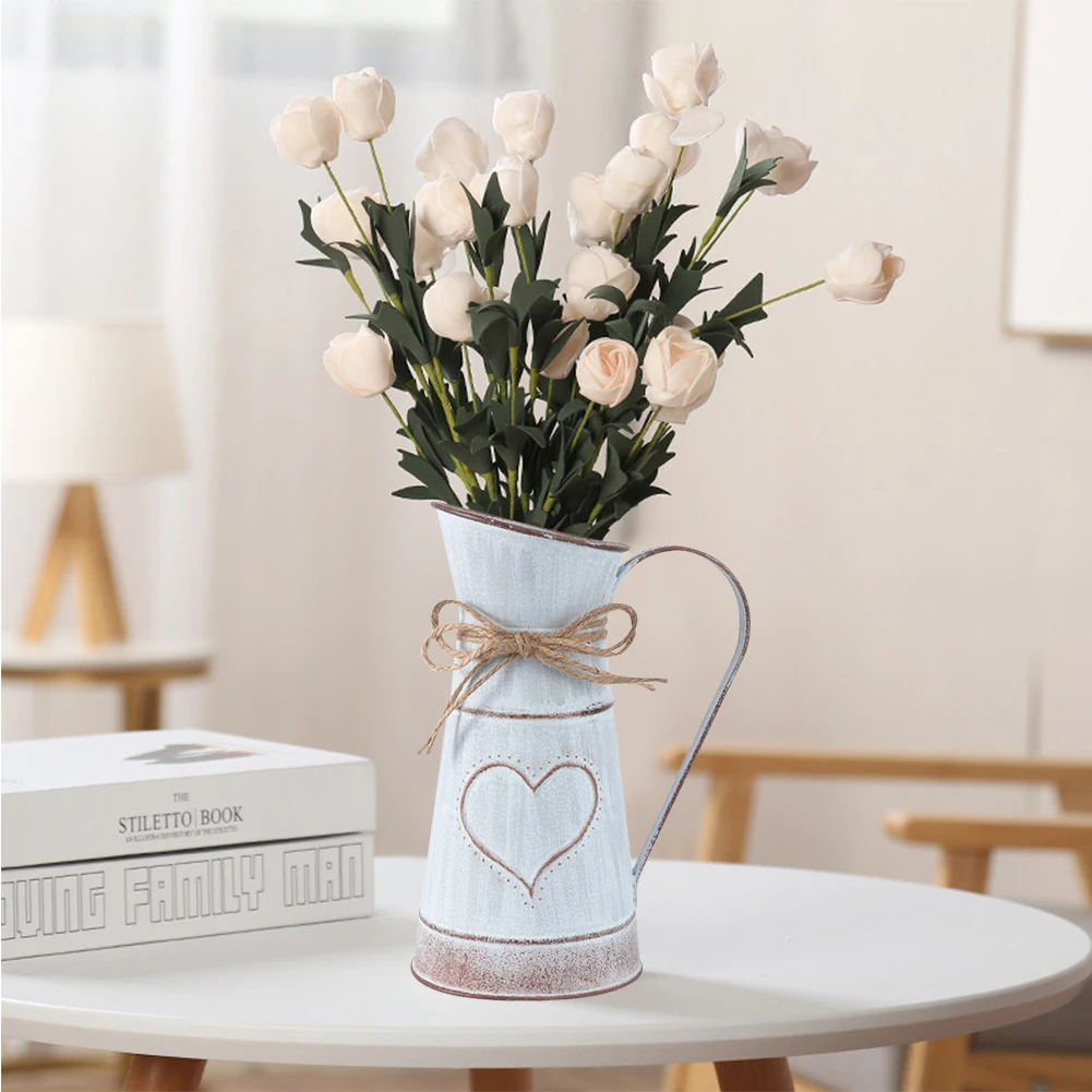 Металлическая ваза для цветов садовый горшок полива чайник Свадебный держатель